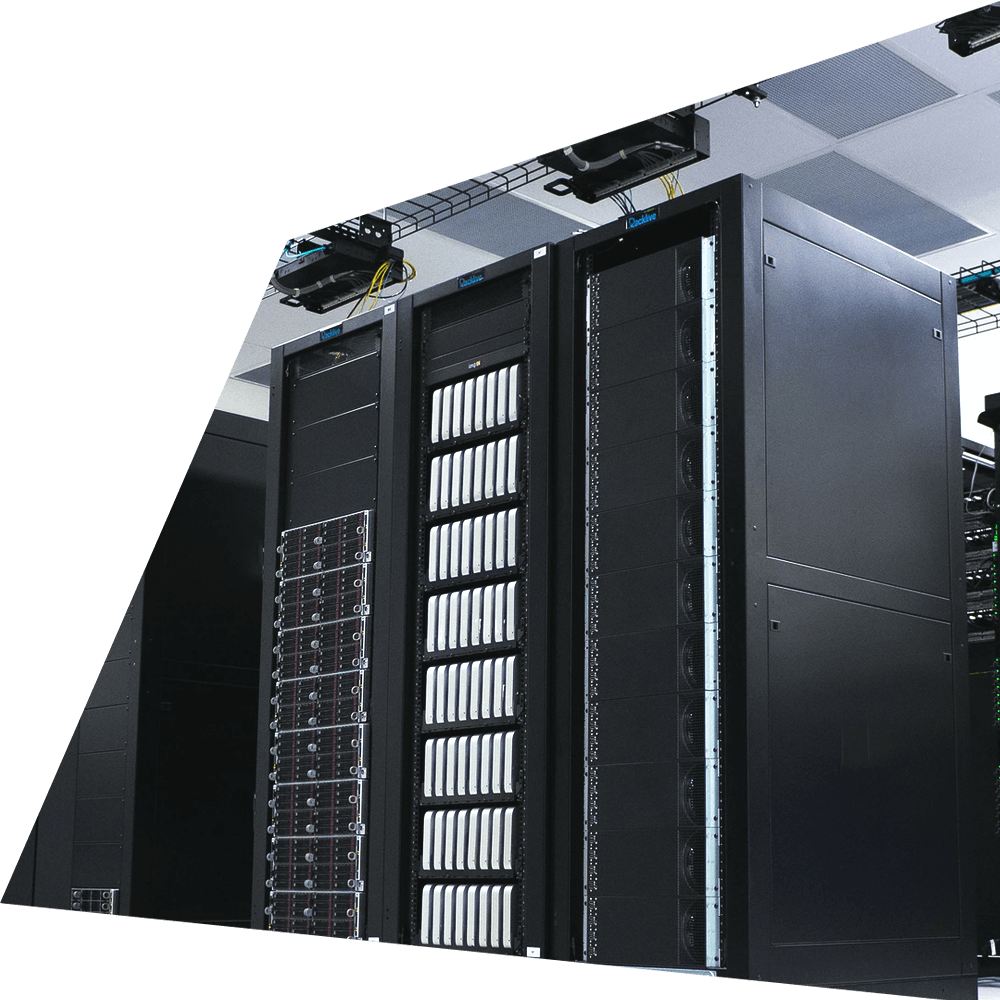A picture of a fibre switch supplying Pine Media leased lines